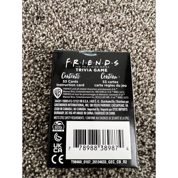 New sealed Friends Trivia Game 53 Cards Game - Picture 2 of 3